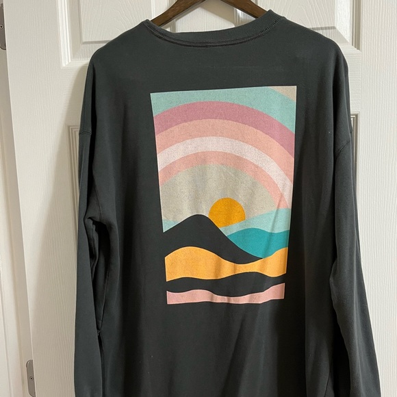 Old Navy Vintage Long-Sleeve French-Terry Tunic Sweatshirt size medium TALL - Picture 4 of 5